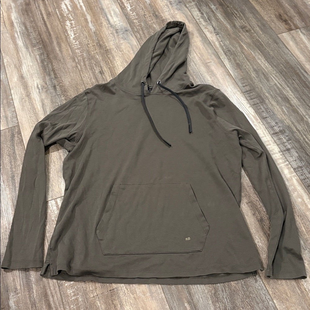 Robert Barakett Long Sleeve Pocket Hoodie Large